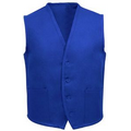 V65 Signature Royal Blue Tailored 2 Pocket Unisex Vest (Small)